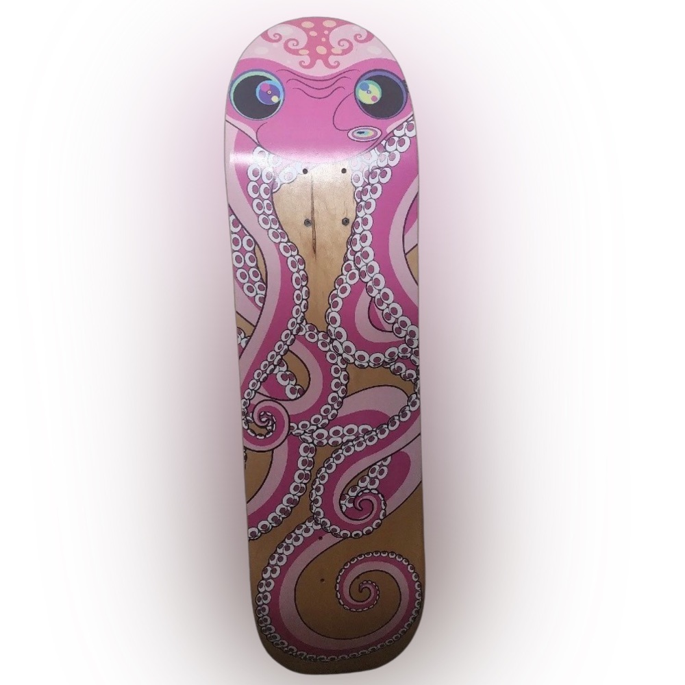 Takashi Murakami x ComplexCon Octopus Eats Its Own Leg Skateboard Deck PINK